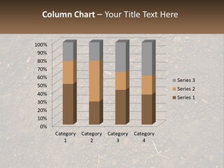 A Picture Of A Dirt Field With A Name Of Presentation PowerPoint Template