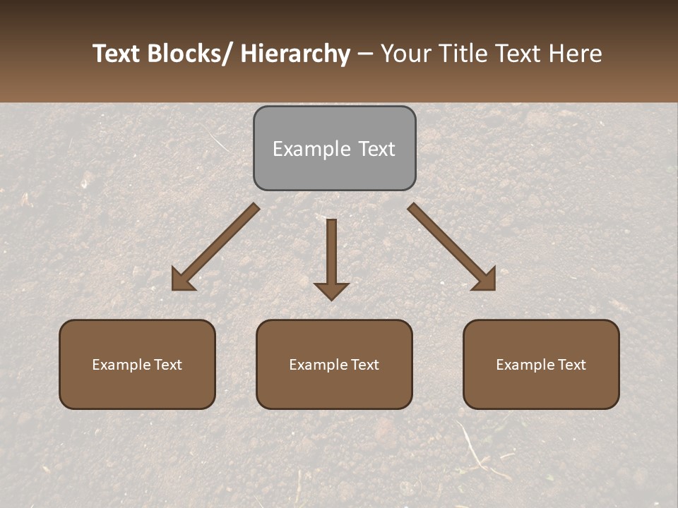 A Picture Of A Dirt Field With A Name Of Presentation PowerPoint Template
