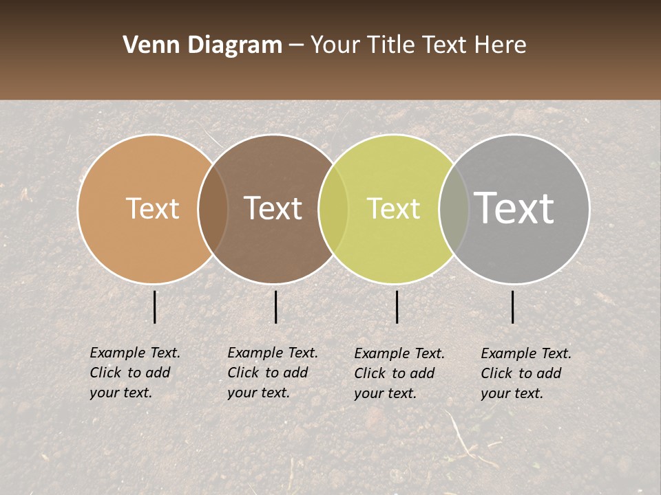 A Picture Of A Dirt Field With A Name Of Presentation PowerPoint Template