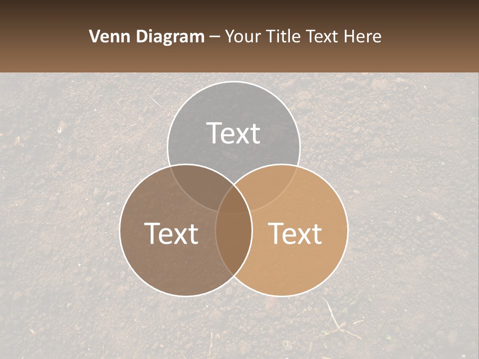 A Picture Of A Dirt Field With A Name Of Presentation PowerPoint Template