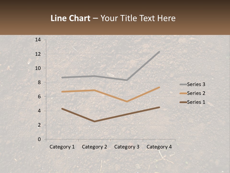 A Picture Of A Dirt Field With A Name Of Presentation PowerPoint Template