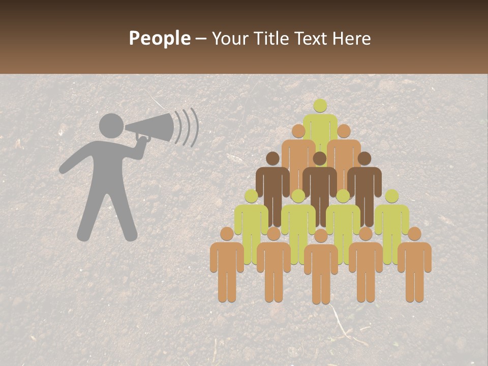 A Picture Of A Dirt Field With A Name Of Presentation PowerPoint Template