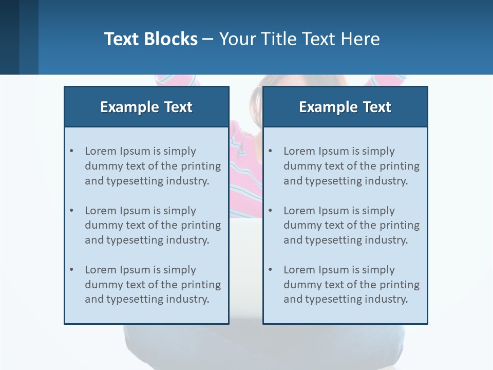 A Woman Sitting On The Floor Using A Laptop Computer PowerPoint Template