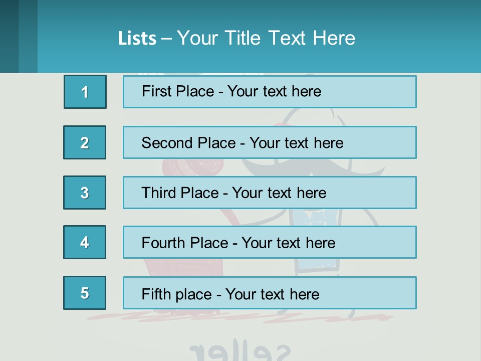 A Man With A Moustache Holding A Hammer And A Speech Bubble PowerPoint Template