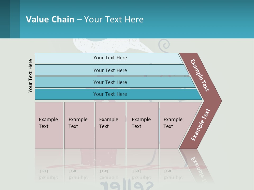 A Man With A Moustache Holding A Hammer And A Speech Bubble PowerPoint Template