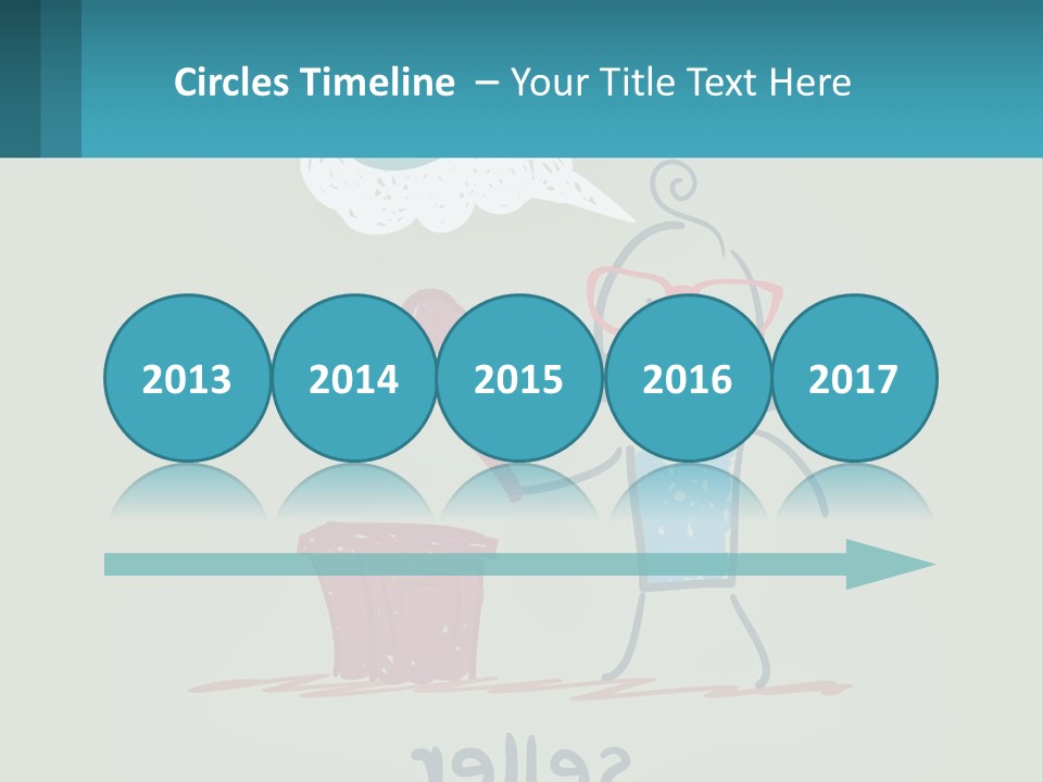 A Man With A Moustache Holding A Hammer And A Speech Bubble PowerPoint Template