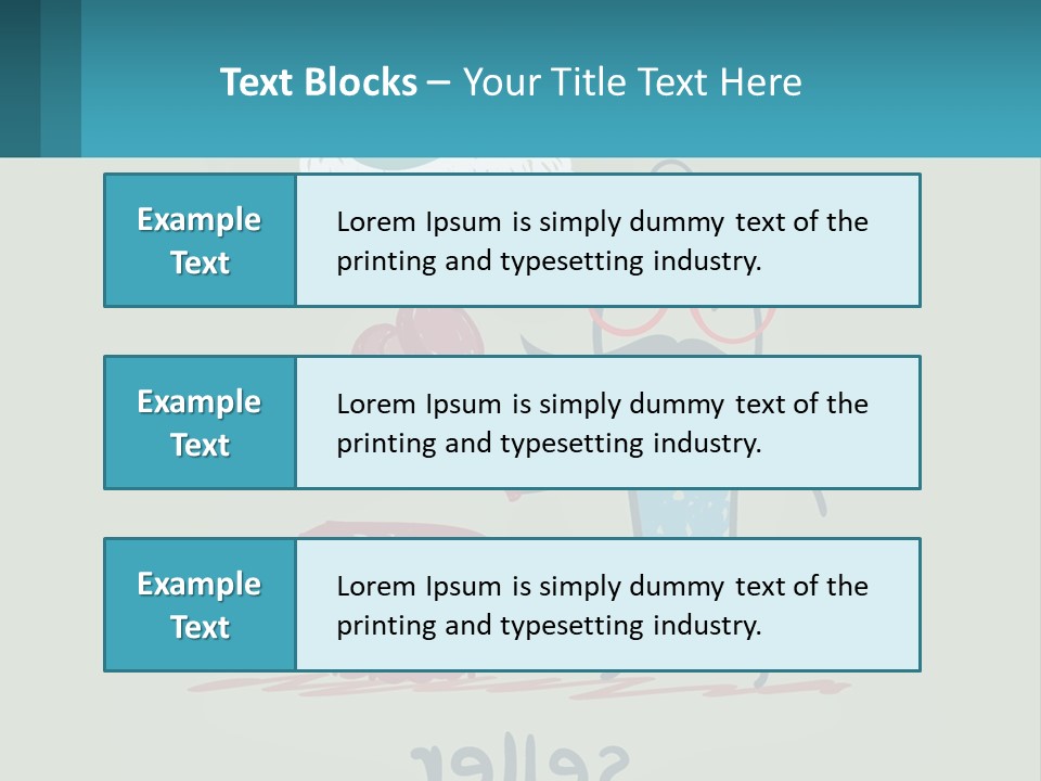 A Man With A Moustache Holding A Hammer And A Speech Bubble PowerPoint Template