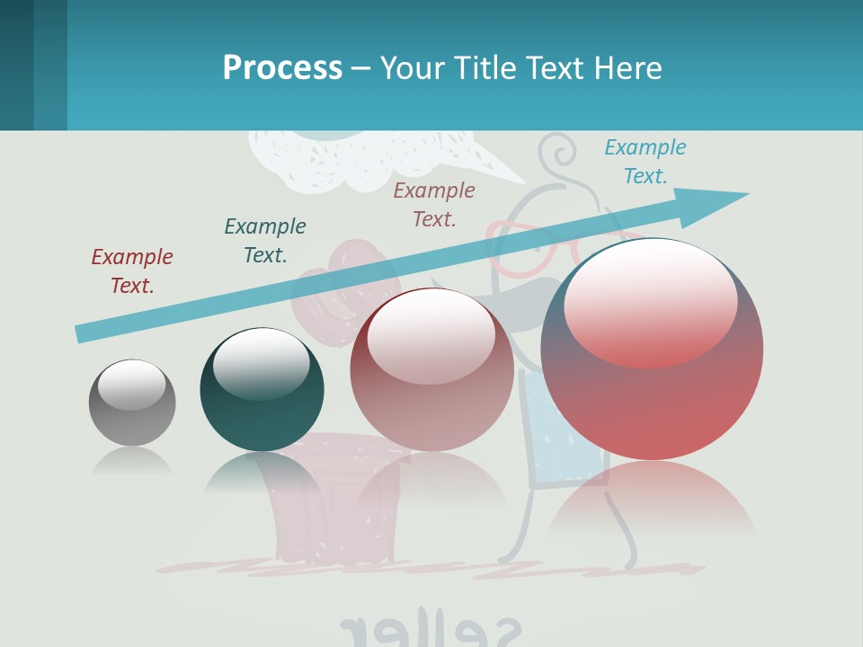 A Man With A Moustache Holding A Hammer And A Speech Bubble PowerPoint Template