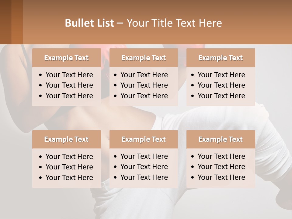 A Woman Wearing Boxing Gloves Is Posing For A Picture PowerPoint Template