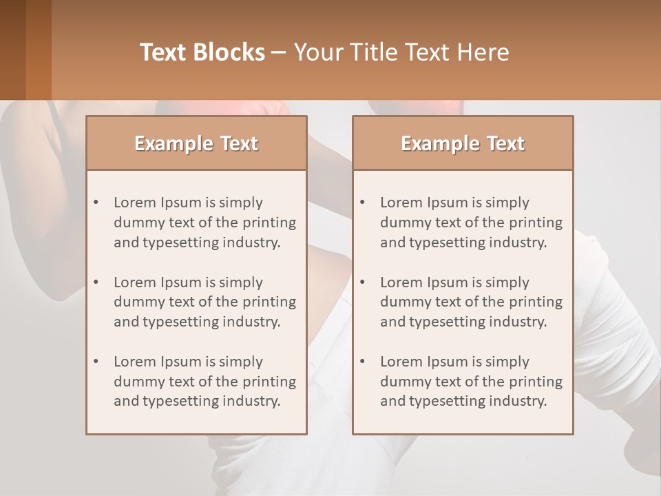 A Woman Wearing Boxing Gloves Is Posing For A Picture PowerPoint Template