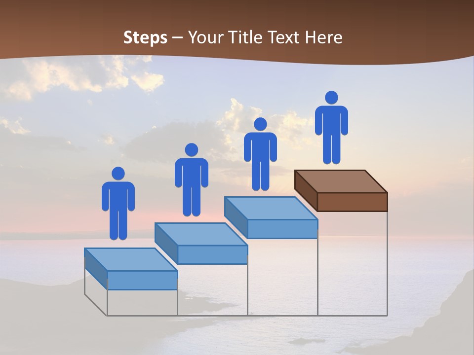 A Beautiful Sunset Over The Ocean Powerpoint Template PowerPoint Template