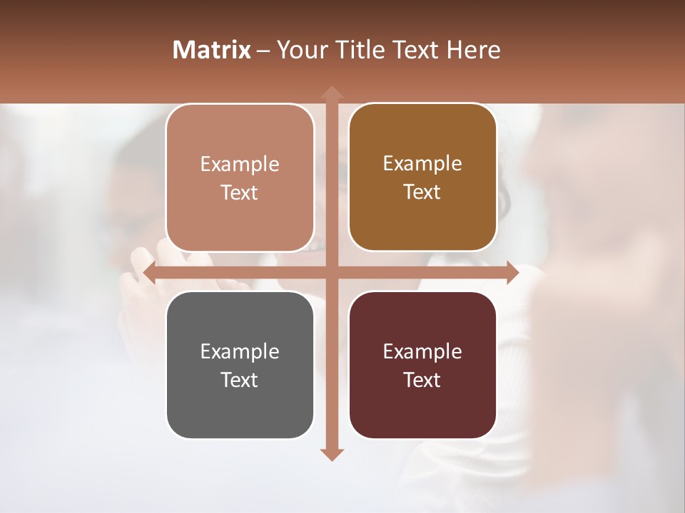 A Woman Sitting In Front Of A Group Of People PowerPoint Template