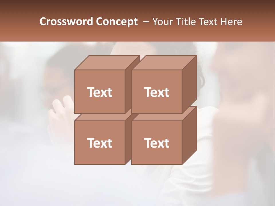 A Woman Sitting In Front Of A Group Of People PowerPoint Template