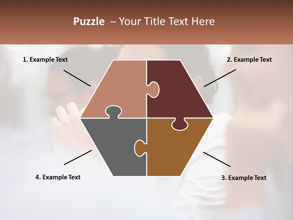 A Woman Sitting In Front Of A Group Of People PowerPoint Template