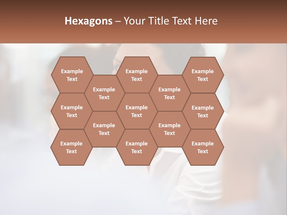 A Woman Sitting In Front Of A Group Of People PowerPoint Template