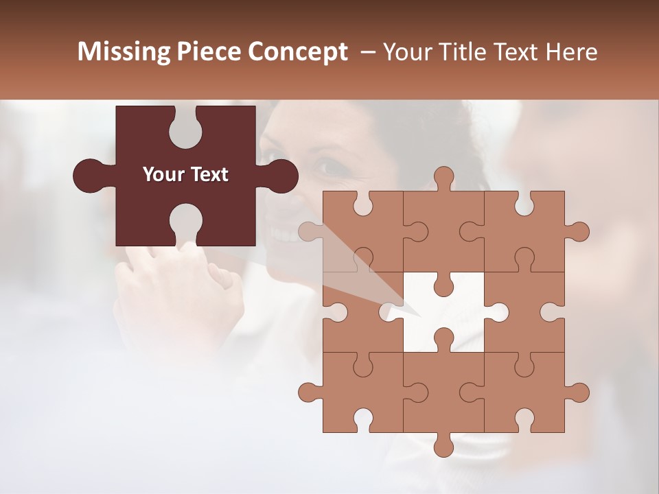 A Woman Sitting In Front Of A Group Of People PowerPoint Template