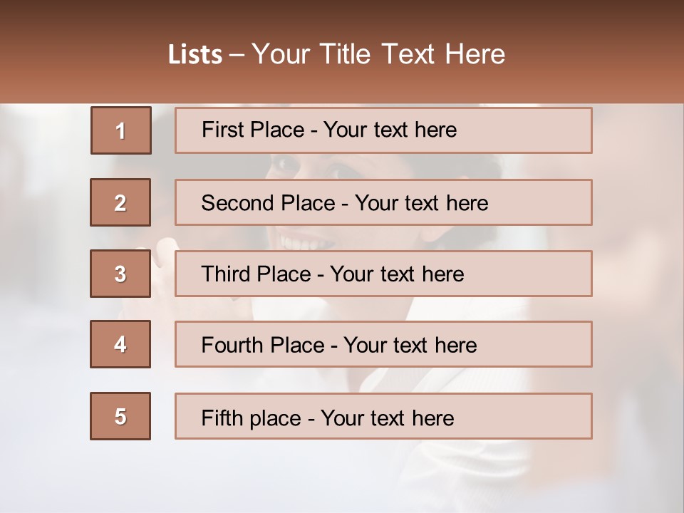 A Woman Sitting In Front Of A Group Of People PowerPoint Template