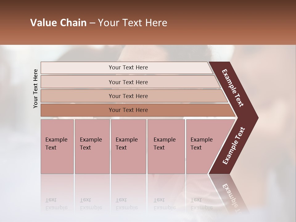 A Woman Sitting In Front Of A Group Of People PowerPoint Template