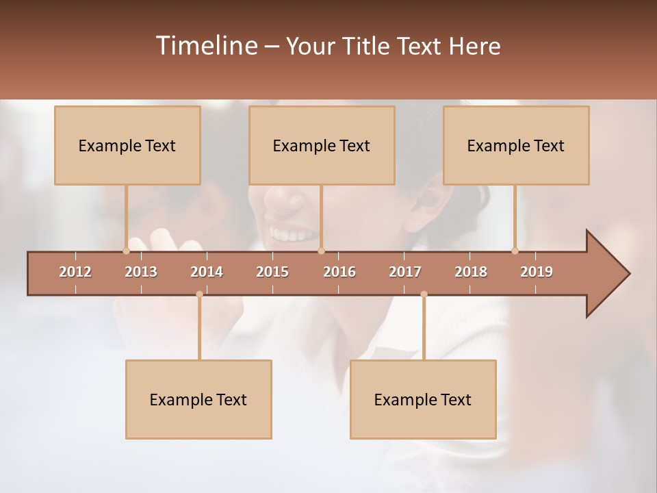 A Woman Sitting In Front Of A Group Of People PowerPoint Template