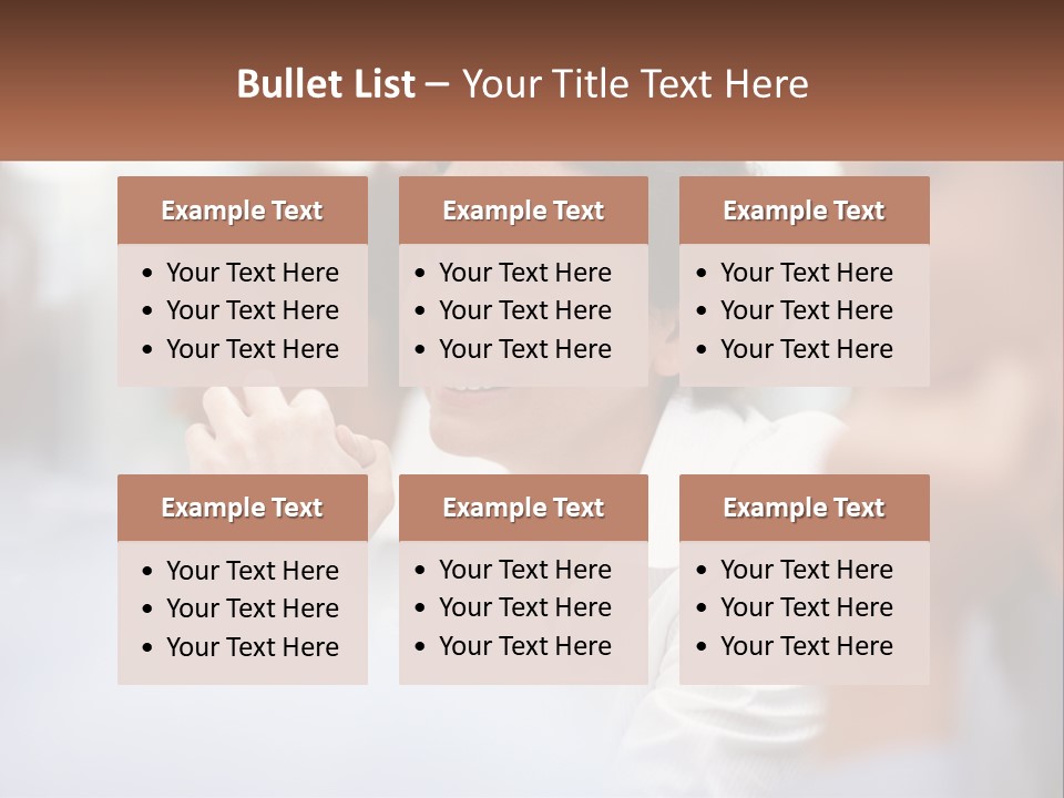 A Woman Sitting In Front Of A Group Of People PowerPoint Template