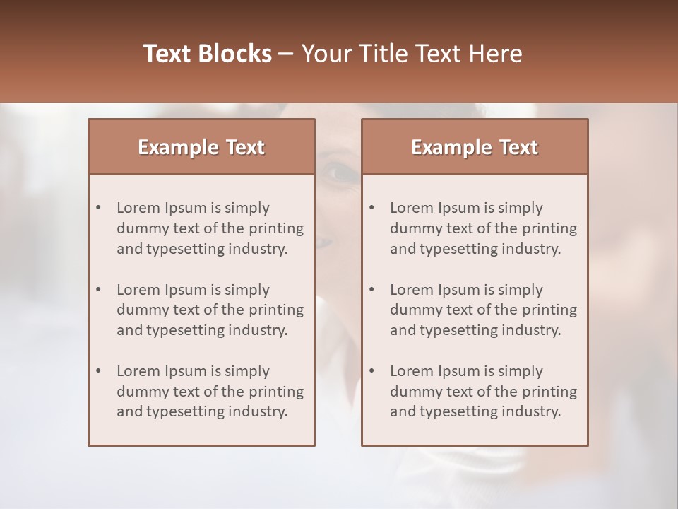 A Woman Sitting In Front Of A Group Of People PowerPoint Template
