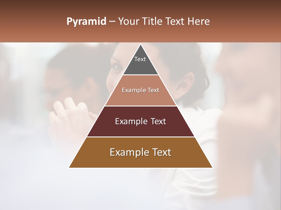A Woman Sitting In Front Of A Group Of People PowerPoint Template