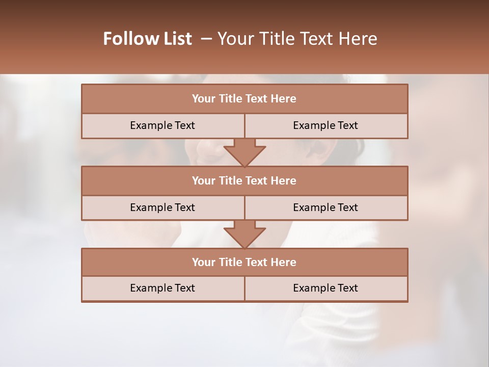 A Woman Sitting In Front Of A Group Of People PowerPoint Template
