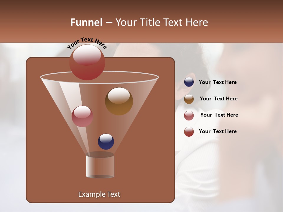 A Woman Sitting In Front Of A Group Of People PowerPoint Template