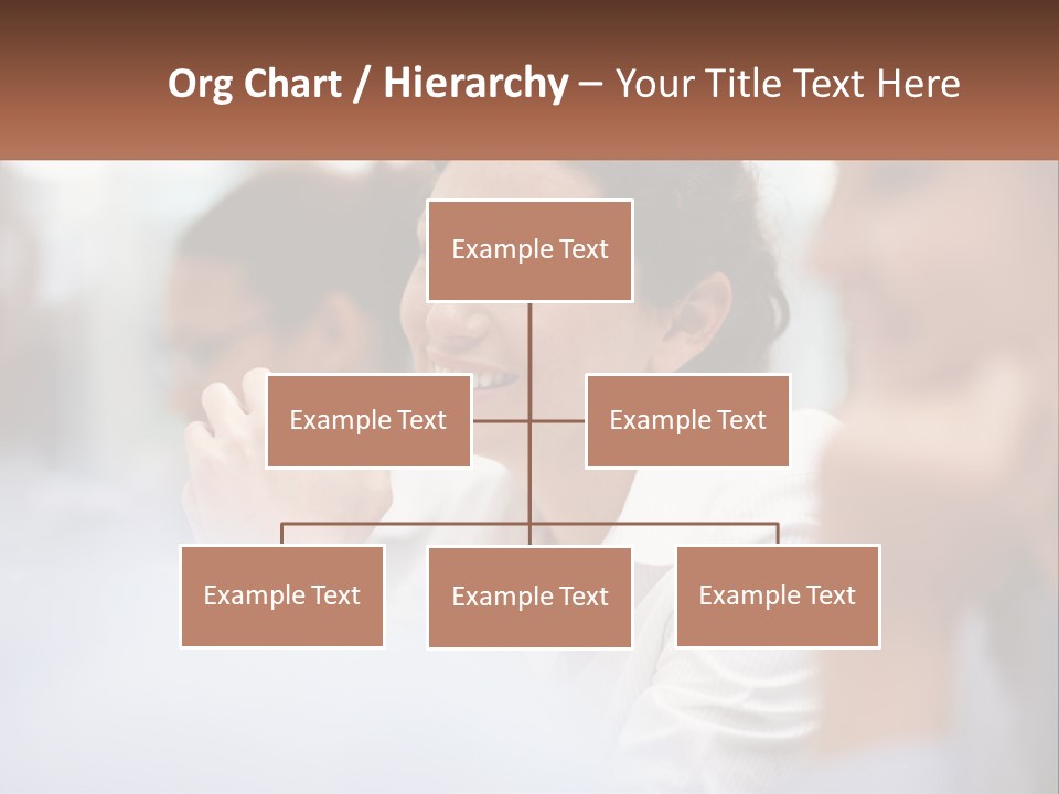 A Woman Sitting In Front Of A Group Of People PowerPoint Template