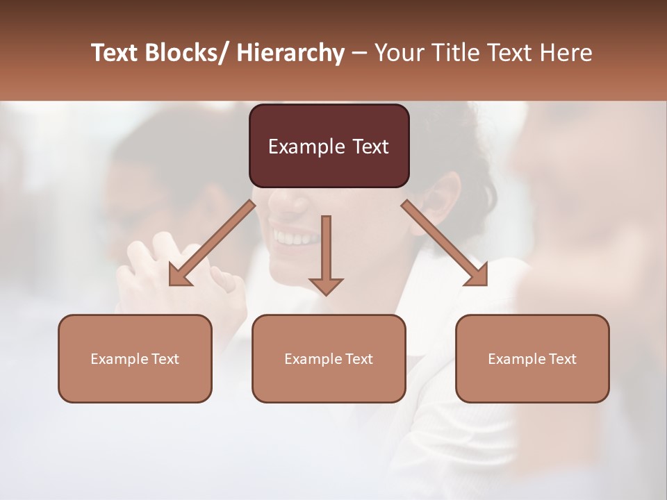 A Woman Sitting In Front Of A Group Of People PowerPoint Template