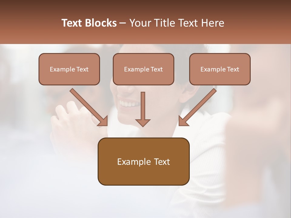 A Woman Sitting In Front Of A Group Of People PowerPoint Template