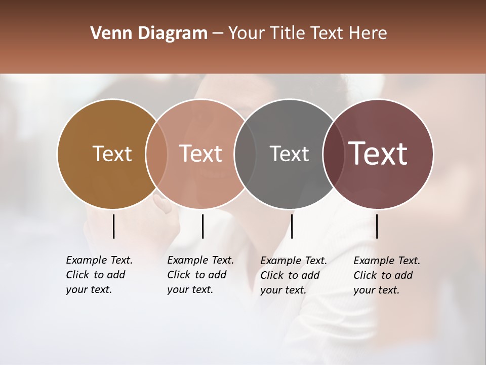 A Woman Sitting In Front Of A Group Of People PowerPoint Template