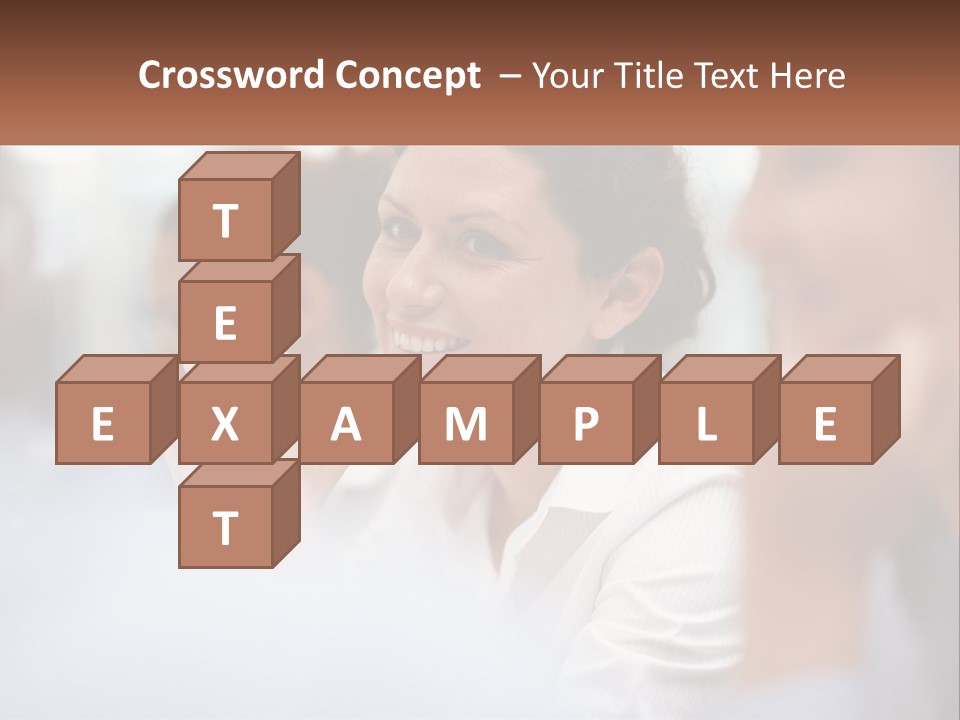 A Woman Sitting In Front Of A Group Of People PowerPoint Template