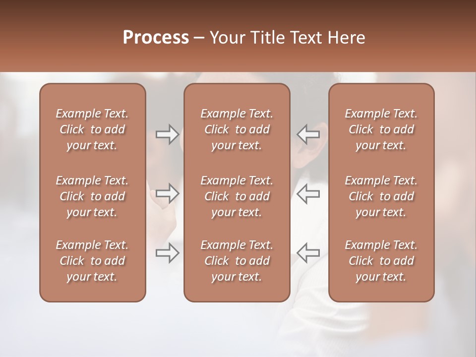 A Woman Sitting In Front Of A Group Of People PowerPoint Template