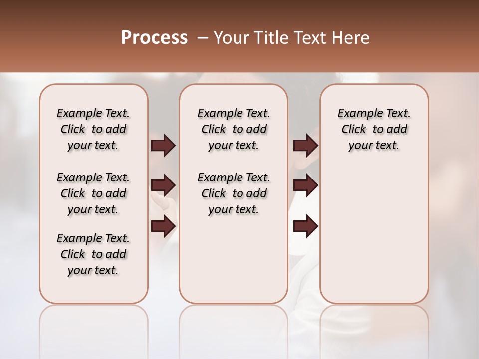 A Woman Sitting In Front Of A Group Of People PowerPoint Template
