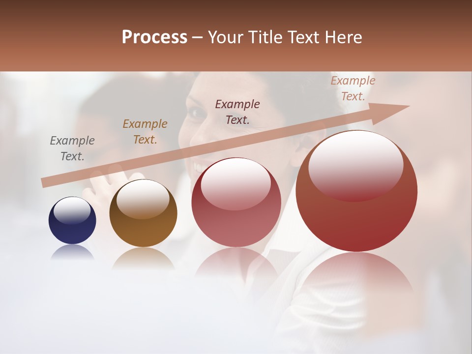 A Woman Sitting In Front Of A Group Of People PowerPoint Template