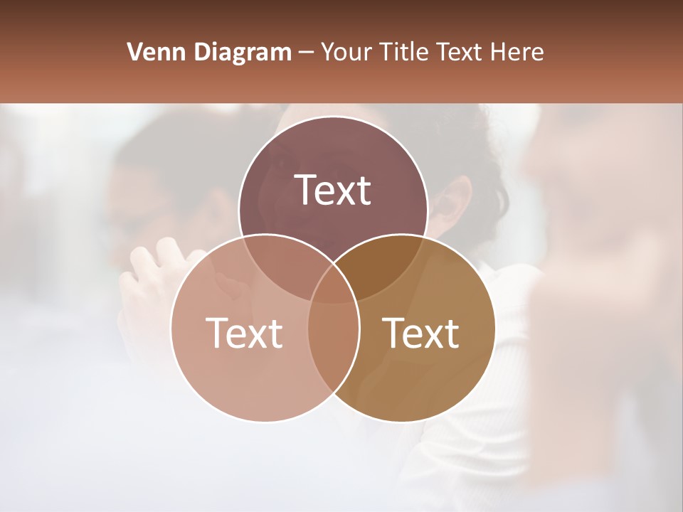 A Woman Sitting In Front Of A Group Of People PowerPoint Template