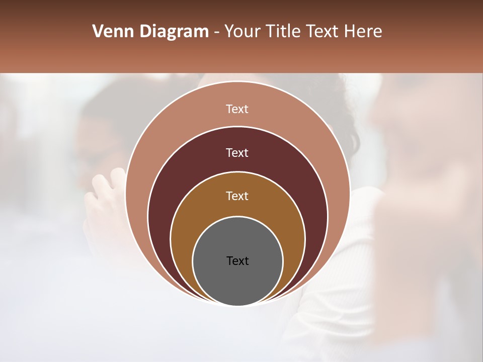 A Woman Sitting In Front Of A Group Of People PowerPoint Template