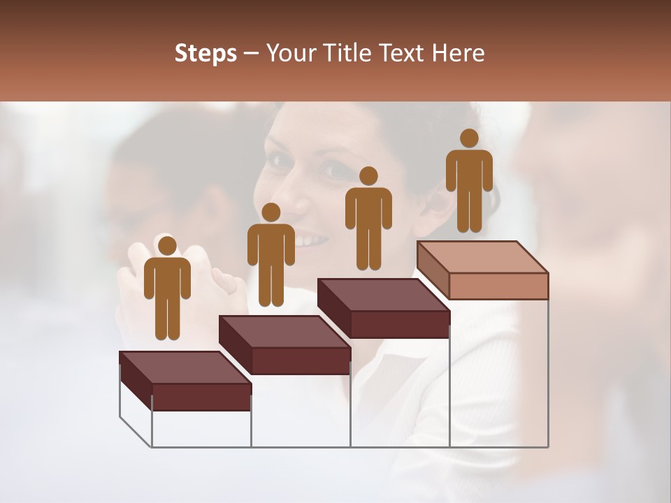 A Woman Sitting In Front Of A Group Of People PowerPoint Template