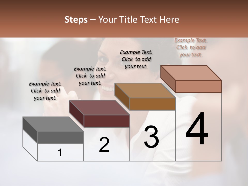 A Woman Sitting In Front Of A Group Of People PowerPoint Template