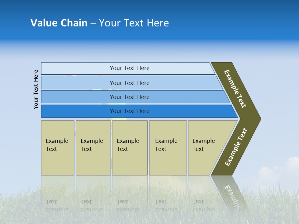 A Woman Jumping In The Air In A Field Of Grass PowerPoint Template