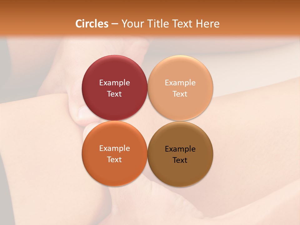 A Woman Getting A Foot Massage From A Man PowerPoint Template