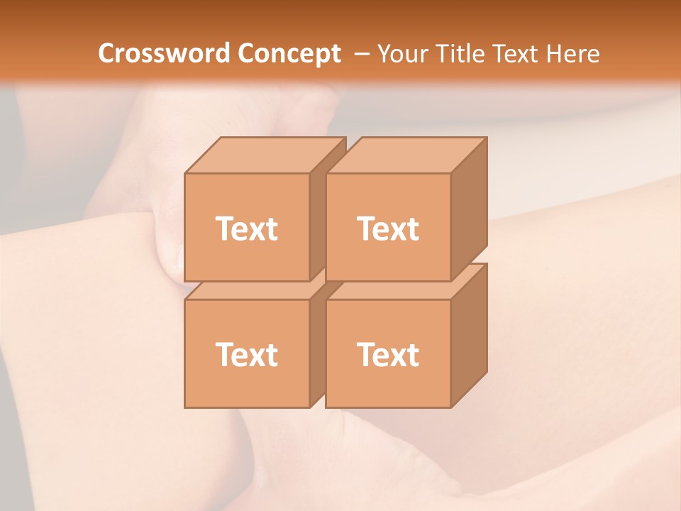 A Woman Getting A Foot Massage From A Man PowerPoint Template