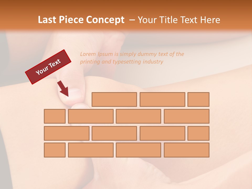 A Woman Getting A Foot Massage From A Man PowerPoint Template