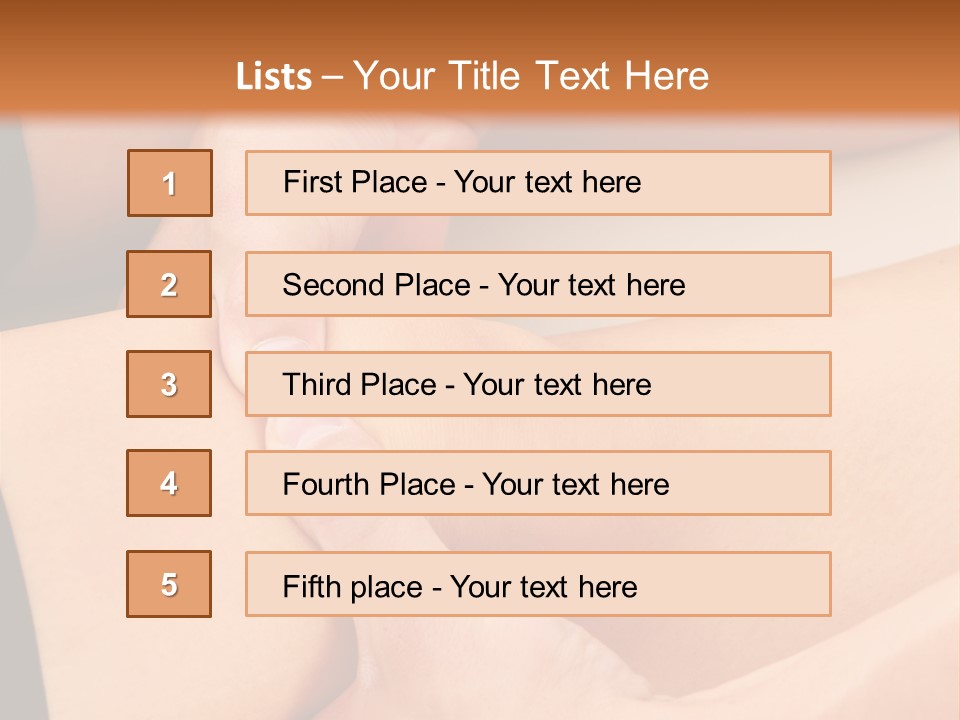 A Woman Getting A Foot Massage From A Man PowerPoint Template