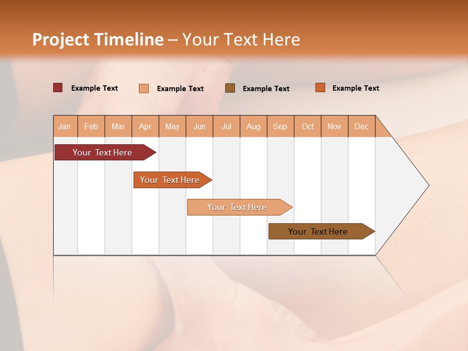 A Woman Getting A Foot Massage From A Man PowerPoint Template