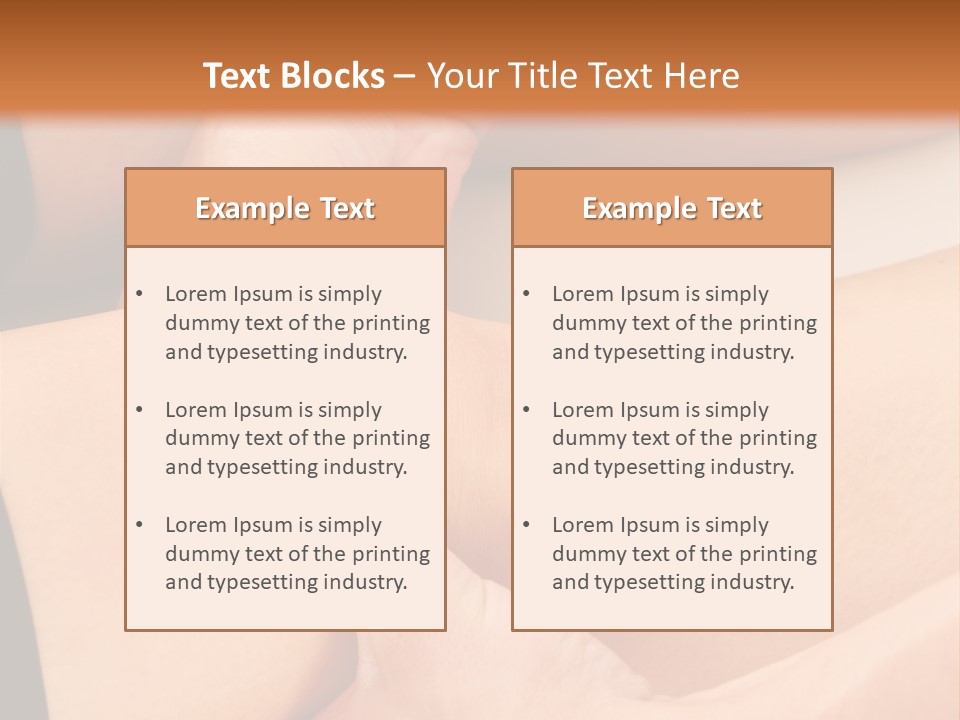 A Woman Getting A Foot Massage From A Man PowerPoint Template