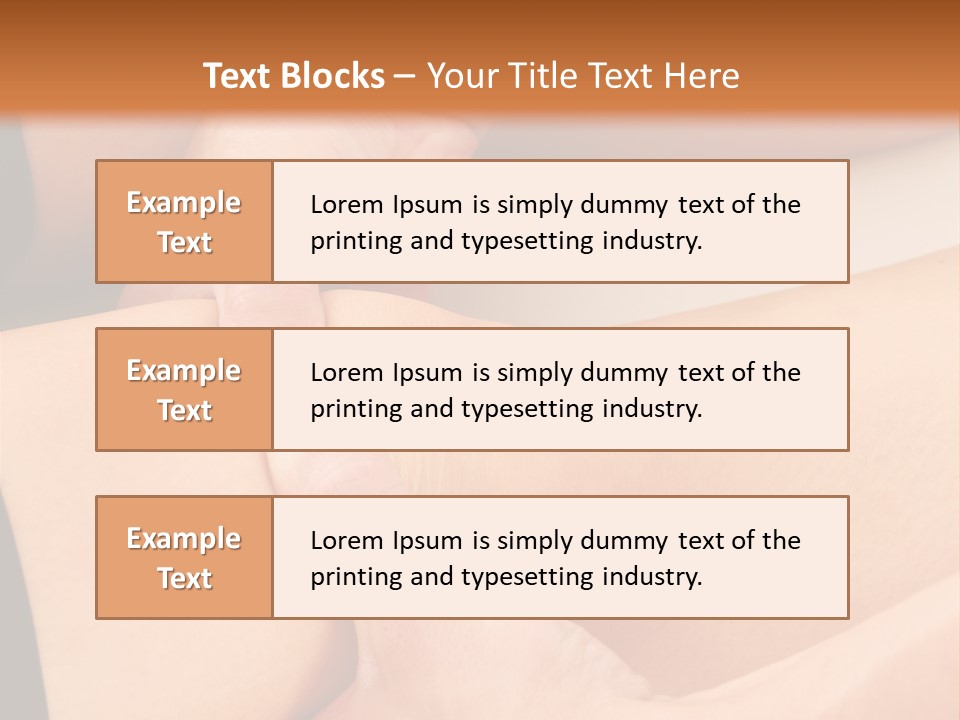 A Woman Getting A Foot Massage From A Man PowerPoint Template