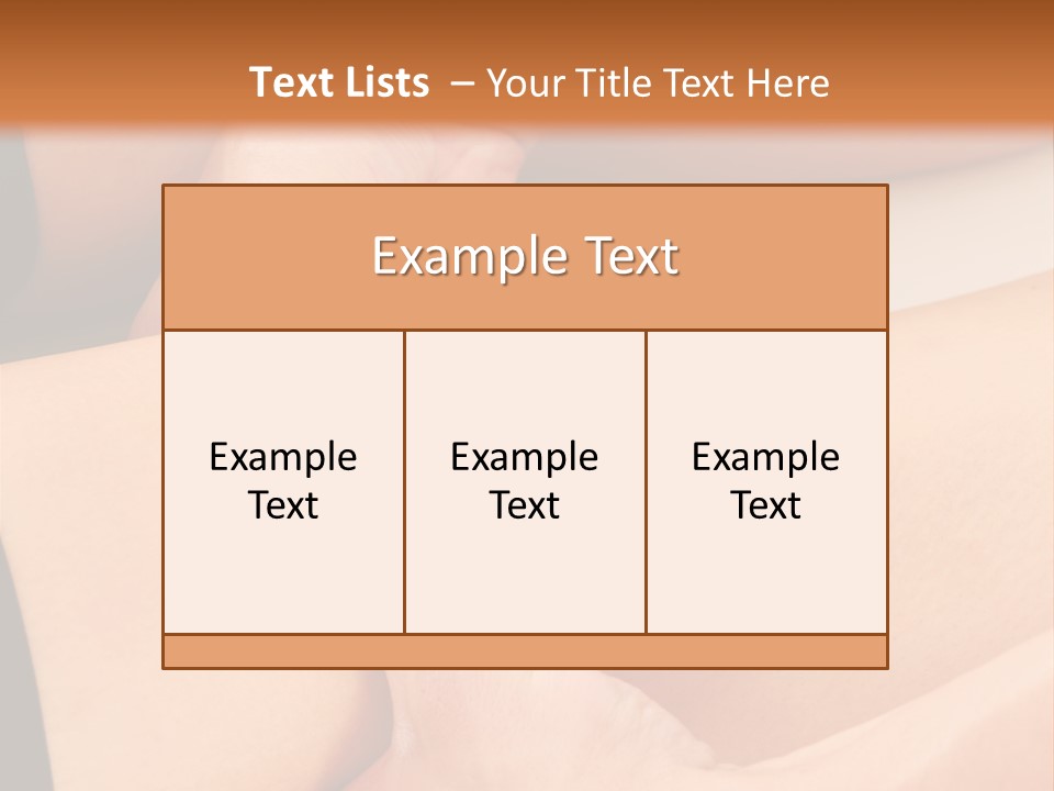 A Woman Getting A Foot Massage From A Man PowerPoint Template
