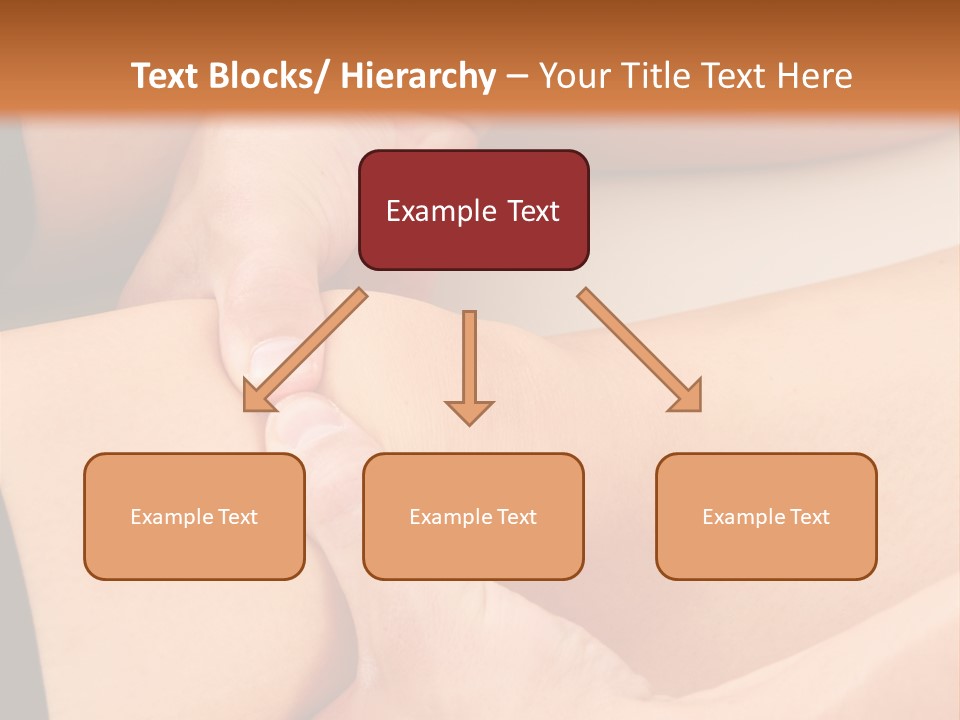 A Woman Getting A Foot Massage From A Man PowerPoint Template